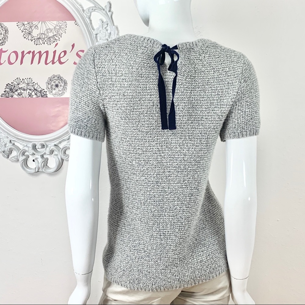 Gap / Gray Navy Blue Knit Sweater